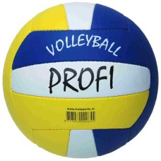 Volleybal Beach PROFI  wit/geel/blauw