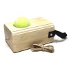Tennistrainerblok hout groot blank.1.2 kilo
