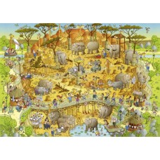 Puzzel African Habitat 1000 st.Heye 29639