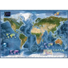 Puzzel Satellite Map 2000 st. Heye 29797