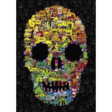 Puzzel Doodle Skull 1000 st.Heye 29850