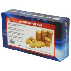 Sjoelstenen-set 30st.wedstr.52mm.holgedr.