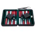 Backgammon met rits 9 inch Zwart