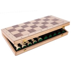 Schaakcassette Maat 4 Walnoot & Esdoorn