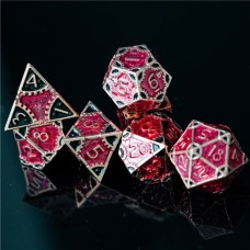 Dobbelstenenset Metaal Steampunk Rood
* Verwacht week 46 *