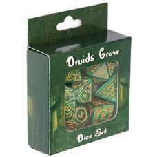 Dobbelst.Set Druide Groen/Goud