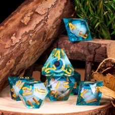 Dobbelst.Set Oog Liquid Blauw