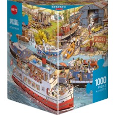 Puzzel Boatyard 1000 3dhk.Heye 30117 NEW