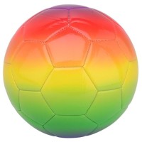 Soccerball Rainbow stitched sz.5