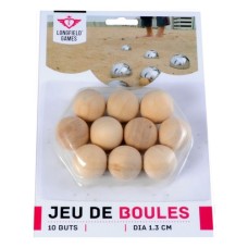 Jeu de boules 10 BUT ballen BLANK hout 30mm