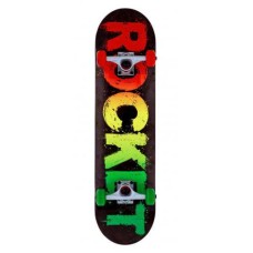 Skateboard Rasta Fade 8 inch Rocket