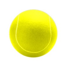 Tennisbal Mega 23 cm geel opblaasbaar