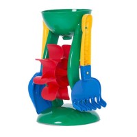 Zand-/Watermolen m. hark en schep