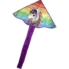 Vlieger Unicorn Rainbowtail 115x65cm.