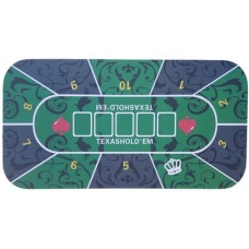 Poker-kleed 180x90cm.groen neopreen