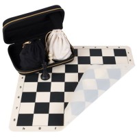Schaakset wedstrijd Silicone KH93 mm Tas Schaakset wedstrijd Silicone KH93 mm Tas