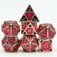 Dobbelstenenset Metaal Steampunk Rood
* Verwacht week 46 *