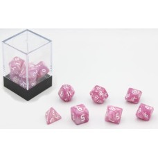 Dobbelstenen Roze Gothic 7 set Brick
