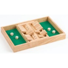 Shut the box dobbelspel Dubbel 9 34x23x4cm.
* Verwacht week 23 *