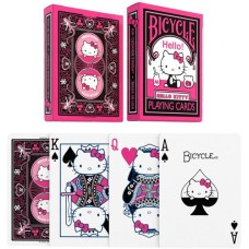 Pokerkaarten Bicycle- Hello Kitty zwart en roze Pokerkaarten Bicycle- Hello Kitty zwart en roze