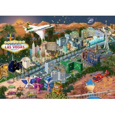 Wooden puzzle Welcome to Las Vegas XL750