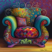Puzzel Lounge Chair 1000 Squ.Heye NEW