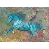 Puzzel Map Horse 2000 st.Heye 30092 NEW